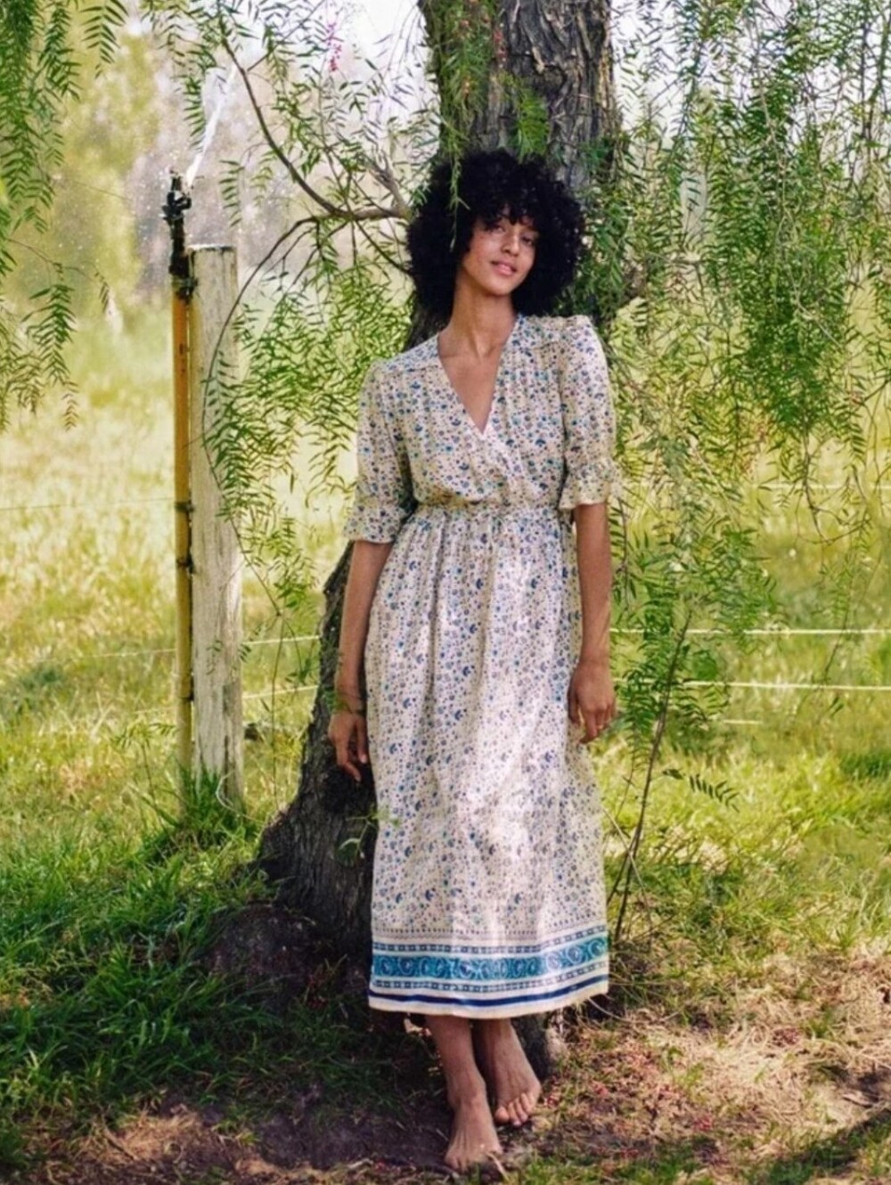 NWT Christy Dawn Della Dress - Larkspur Ditsy Field - Small